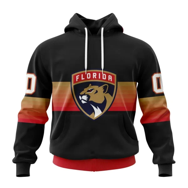 Hoodie NHL Florida Panthers Special Black And Gradient Design St2301