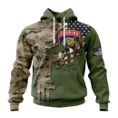 Hoodie NHL Florida Panthers Special Camo Skull Design St2303