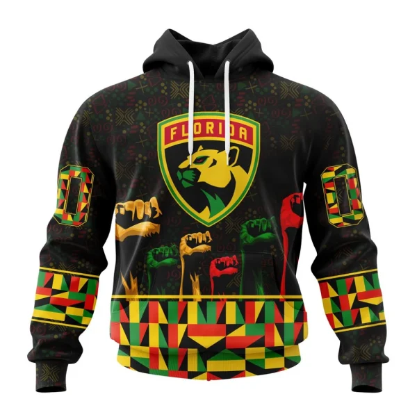 Hoodie NHL Florida Panthers Special Design Celebrate Black History Month St2201