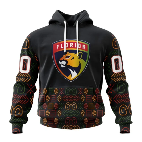Hoodie NHL Florida Panthers Special Design For Black History Month St2401