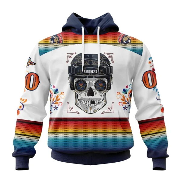Hoodie NHL Florida Panthers Special Design For Dia De Los Muertos St2301