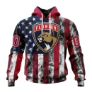 Hoodie NHL Florida Panthers Special Design For Independence Day The Fourth Of July St2401