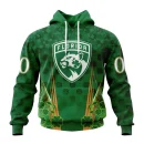 Hoodie NHL Florida Panthers Special Design For St. Patrick's Day St2402