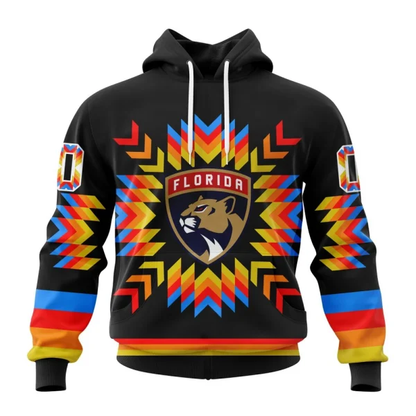 Hoodie NHL Florida Panthers Special Design With Native Pattern St2306