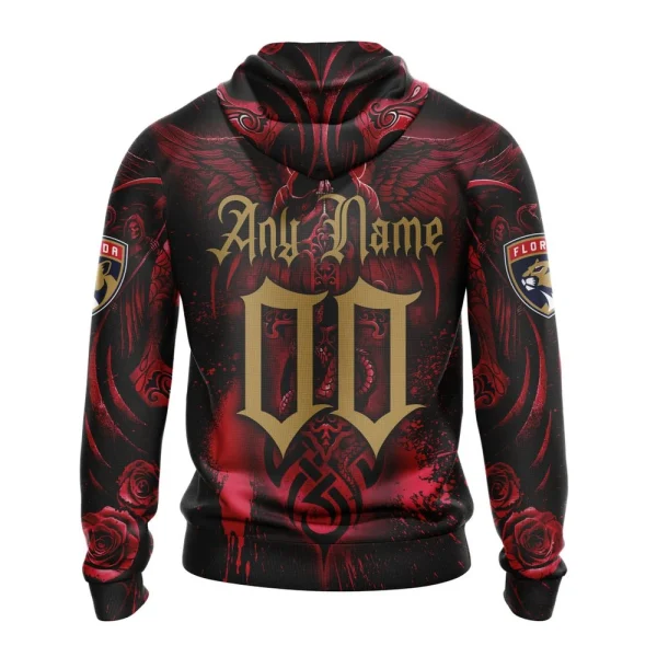 Hoodie NHL Florida Panthers Special Design With Skull Art St2203 - Image 2