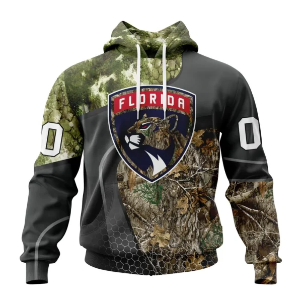 Hoodie NHL Florida Panthers Special Hunting Camo Design St2302