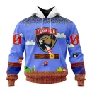 Hoodie NHL Florida Panthers Special Kits With Super Mario Game Design