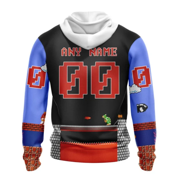 Hoodie NHL Florida Panthers Special Kits With Super Mario Game Design - Image 2