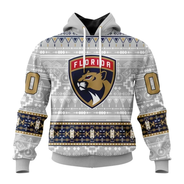 Hoodie NHL Florida Panthers Special Native Design St2302