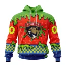 Hoodie NHL Florida Panthers Special Nickelodeon Design St2301
