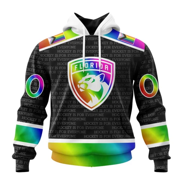 Hoodie NHL Florida Panthers Special Pride Design Hockey Is For Everyone