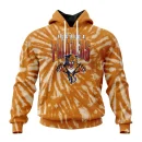 Hoodie NHL Florida Panthers Special Retro Vintage Tie Dye St2201