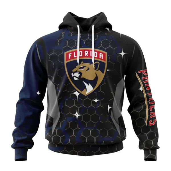 Hoodie NHL Florida Panthers, Specialized Design With Motocross Syle V0222