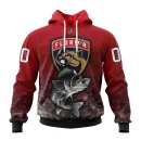 Hoodie NHL Florida Panthers, Specialized Fishing Style St2201