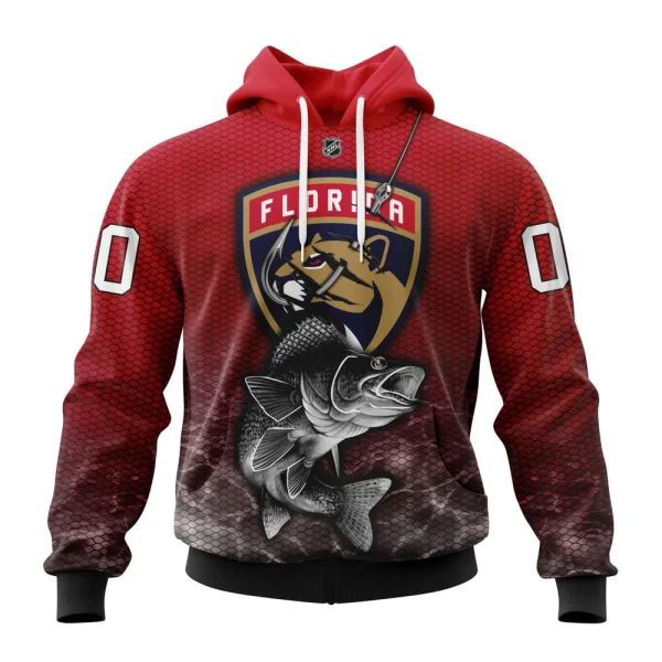 Hoodie NHL Florida Panthers, Specialized Fishing Style St2201