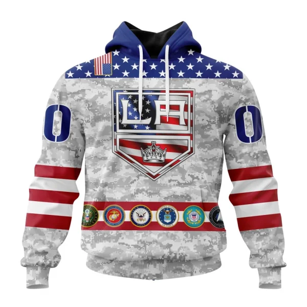 Hoodie NHL Los Angeles Kings Armed Forces Appreciation St2201