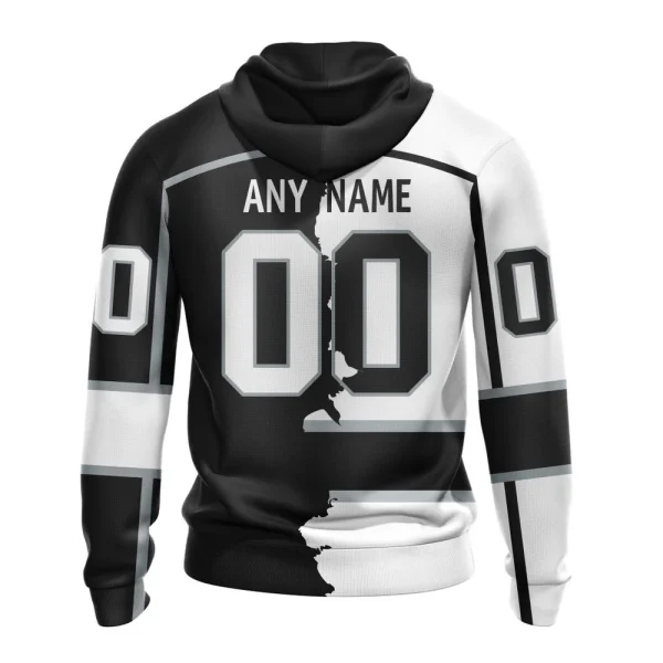 Hoodie NHL Los Angeles Kings Personalize Home Mix Away Kits - Image 2
