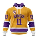Hoodie NHL Los Angeles Kings Personalized Heritage Design St2401