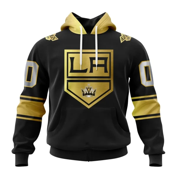Hoodie NHL Los Angeles Kings Special Black And Gold Design St2401