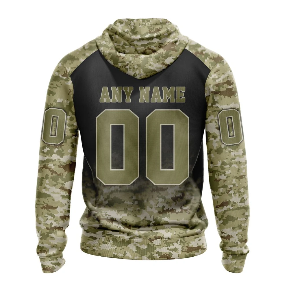 Hoodie NHL Los Angeles Kings Special Camo Design For Veterans Day St2302