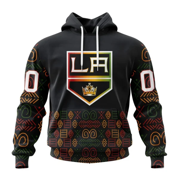 Hoodie NHL Los Angeles Kings Special Design For Black History Month St2401