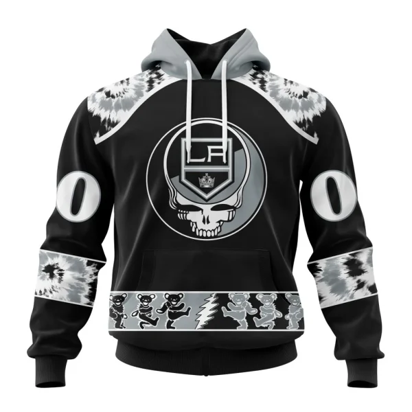 Hoodie NHL Los Angeles Kings Special Grateful Dead Design St2301
