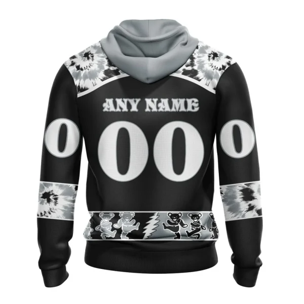 Hoodie NHL Los Angeles Kings Special Grateful Dead Design St2301 - Image 2