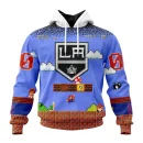 Hoodie NHL Los Angeles Kings Special Kits With Super Mario Game Design