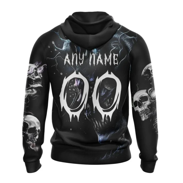 Hoodie NHL Los Angeles Kings Special Skull Art Design St2301 - Image 2