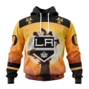 Hoodie NHL Los Angeles Kings Special Zombie Design For Halloween St2305