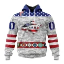 Hoodie NHL Minnesota Wild Armed Forces Appreciation St2201