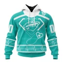 Hoodie NHL Minnesota Wild Special Design Honoring Healthcare Heroes St2301
