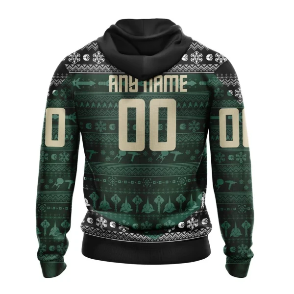 Hoodie NHL Minnesota Wild Special Star Trek Design St2201 - Image 2