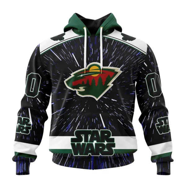 Hoodie NHL Minnesota Wild Special Star Wars Design St2303