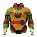 Hoodie NHL Minnesota Wild Special Teenage Mutant Ninja Turtles Design St2301