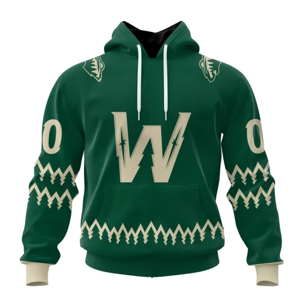 Hoodie NHL Minnesota Wild Special Two-Tone Design St2401