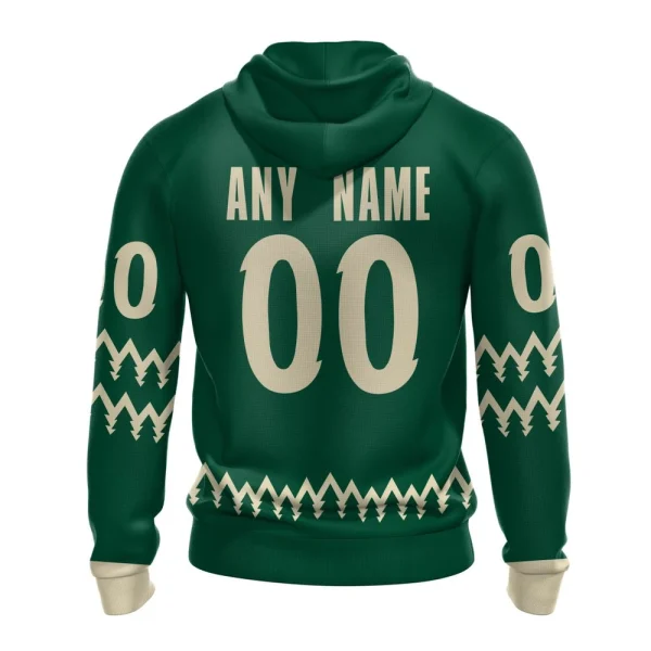 Hoodie NHL Minnesota Wild Special Two-Tone Design St2401 - Image 2