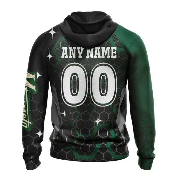 Hoodie NHL Minnesota Wild, Specialized Design With Motocross Syle V0222 - Image 2