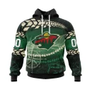 Hoodie NHL Minnesota Wild, Specialized Off Road Style St2201