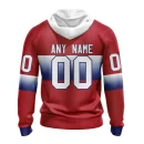 Hoodie NHL Montreal Canadiens Personalize Gradient Series Concept St2301
