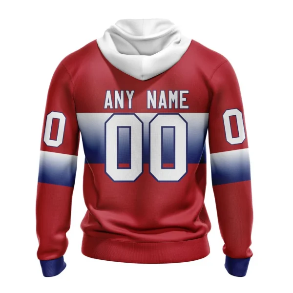 Hoodie NHL Montreal Canadiens Personalize Gradient Series Concept St2301 - Image 2