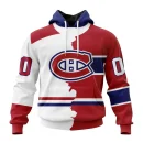 Hoodie NHL Montreal Canadiens Personalize Home Mix Away Kits