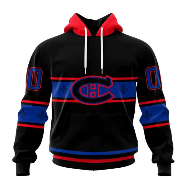 Hoodie NHL Montreal Canadiens Special Blackout Design St2401