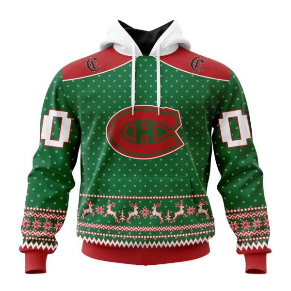 Hoodie NHL Montreal Canadiens Special Christmas Apparel St2201