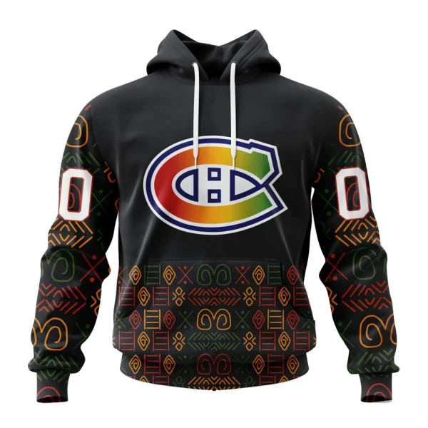Hoodie NHL Montreal Canadiens Special Design For Black History Month St2401