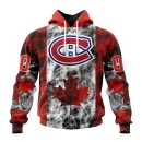 Hoodie NHL Montreal Canadiens Special Design For Canada Day St2401