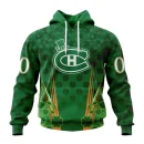 Hoodie NHL Montreal Canadiens Special Design For St. Patrick's Day St2402