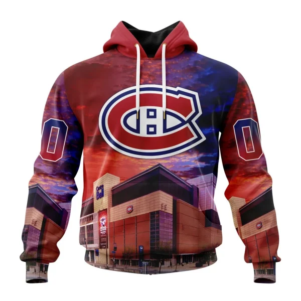 Hoodie NHL Montreal Canadiens Special Design With Bell Centre St2401