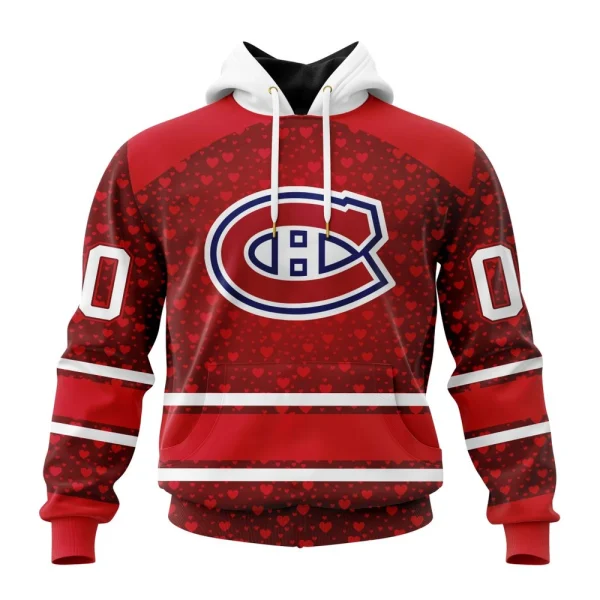 Hoodie NHL Montreal Canadiens Special Gift For Valentines Day St2401