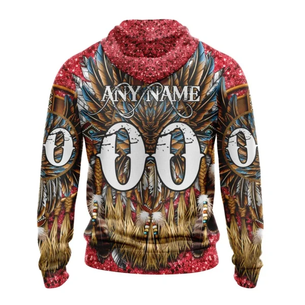 Hoodie NHL Montreal Canadiens Special Native Costume Design St2201 - Image 2